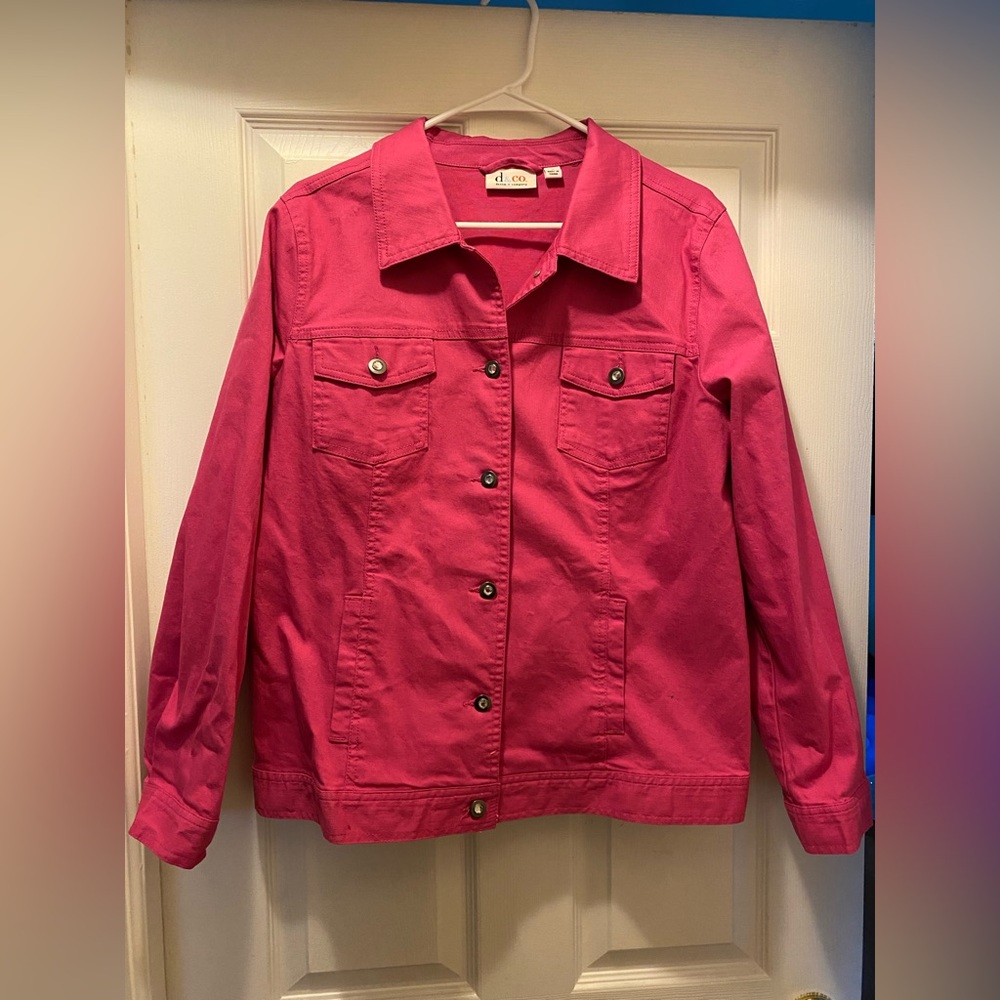 Pink jacket size large